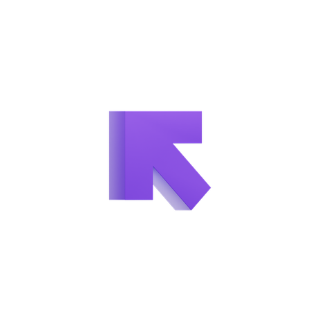 Diagonal Up Left Arrow  3D Icon