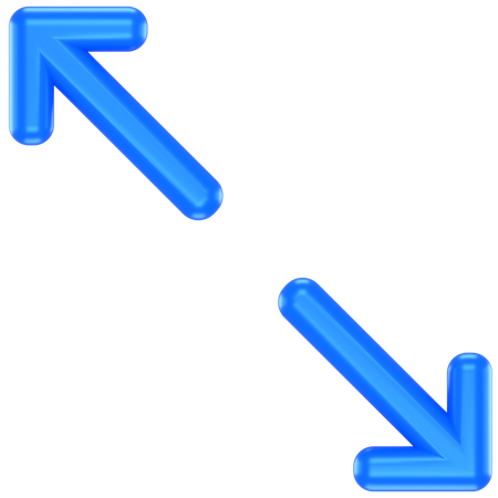 Diagonale agrandir  3D Icon