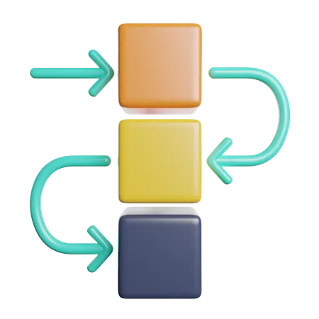 Diagram  3D Icon