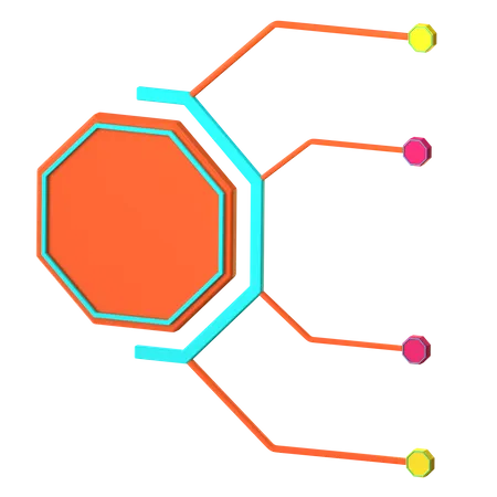 Diagram  3D Icon