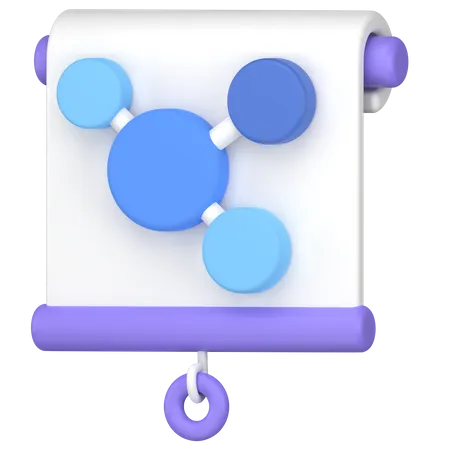 Diagram Showcase For Data 3D Icon