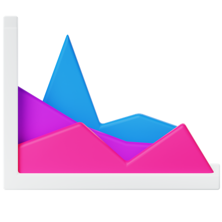 Diagram Area  3D Icon