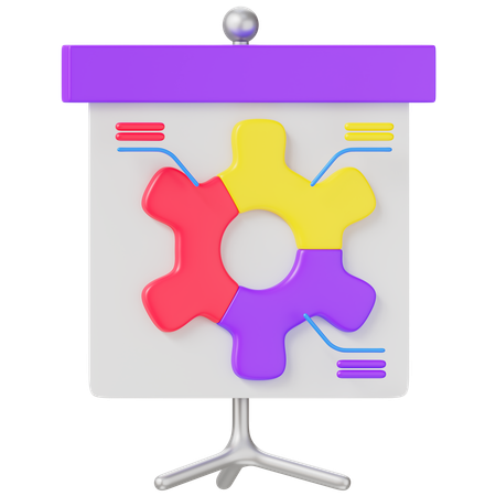 Diagram Presentation  3D Icon