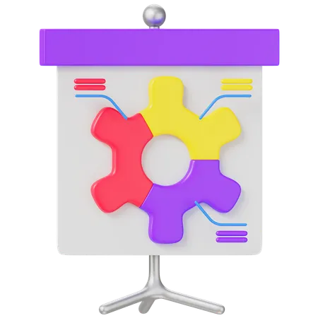 Diagram Presentation  3D Icon