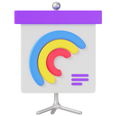 Diagram Presentation  3D Icon