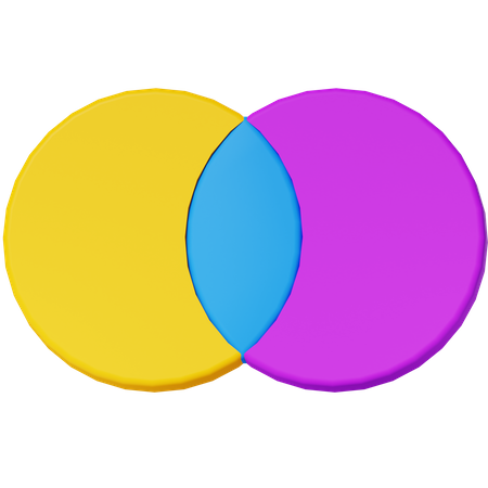 Diagram Venn  3D Icon
