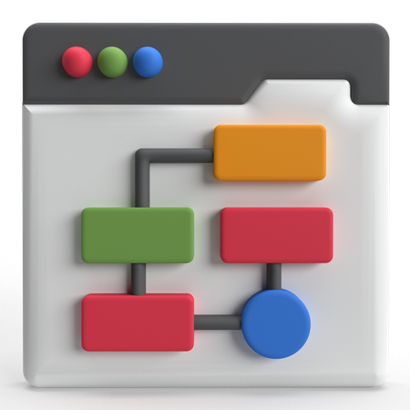 Diagrama  3D Icon