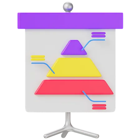 Apresentação do diagrama  3D Icon