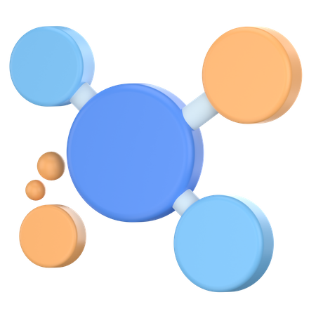 Diagrama de araña  3D Icon