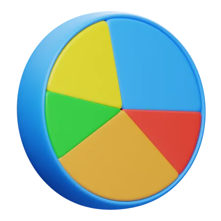 Diagrama circular  3D Icon