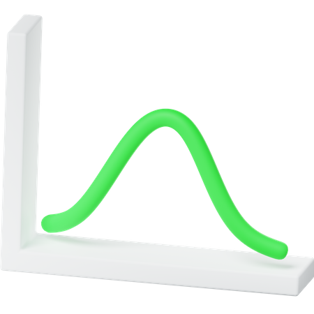 Curva del diagrama  3D Icon