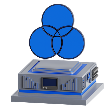 Diagrama de Venn  3D Icon