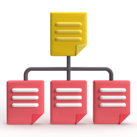 Diagrama de archivo  3D Icon