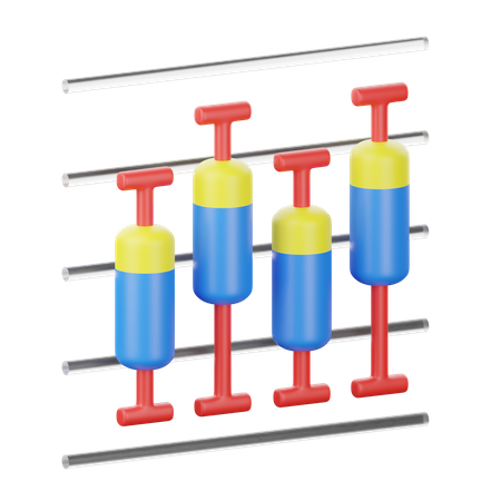 Diagrama de caja  3D Icon