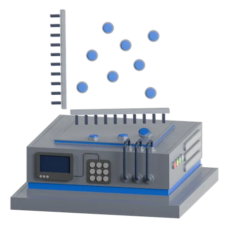 Gráfico de dispersión  3D Icon