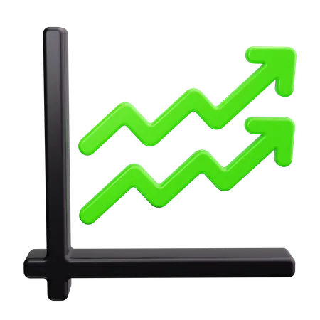 Gráfico de dispersión  3D Icon