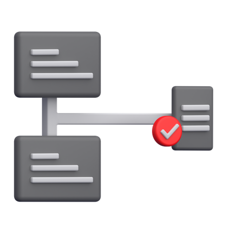 Diagrama de flujo  3D Icon