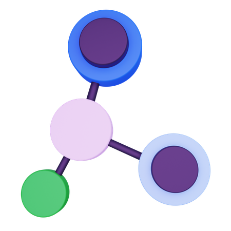 Diagrama de Red  3D Icon