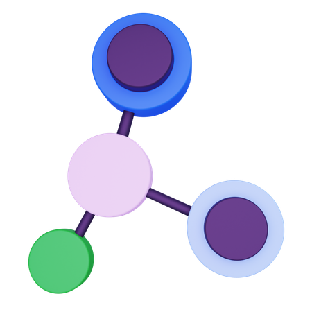 Diagrama de rede  3D Icon