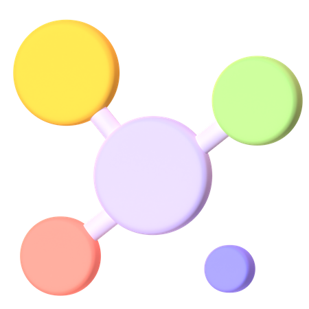 Diagrama de rede  3D Icon