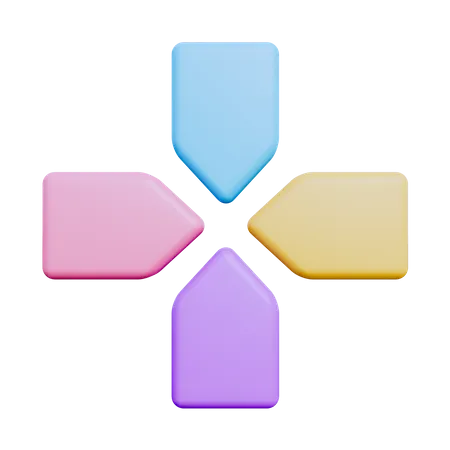 Diagrama estadistico  3D Icon