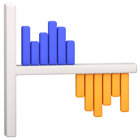 Gráfico de gantt  3D Icon