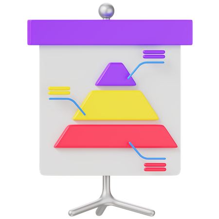 Presentación del diagrama  3D Icon