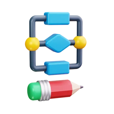 Diagramm  3D Icon