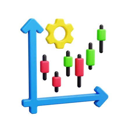 Diagramm  3D Icon