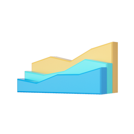 Diagramm  3D Illustration