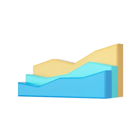 Diagramm  3D Illustration