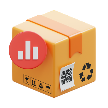 Balkendiagrammbox  3D Icon