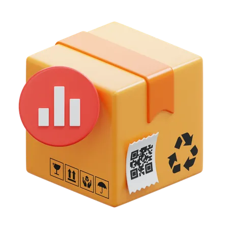 Balkendiagrammbox  3D Icon