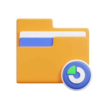 Diagrammordner  3D Icon