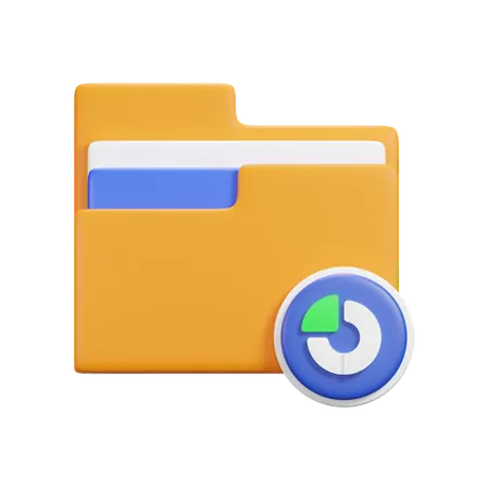 Diagrammordner  3D Icon