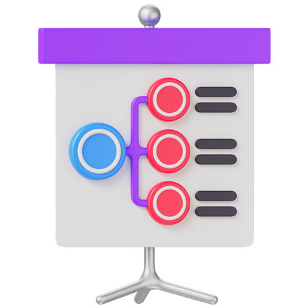 Diagrammdarstellung  3D Icon