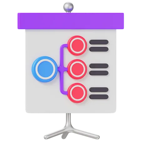 Diagrammdarstellung  3D Icon