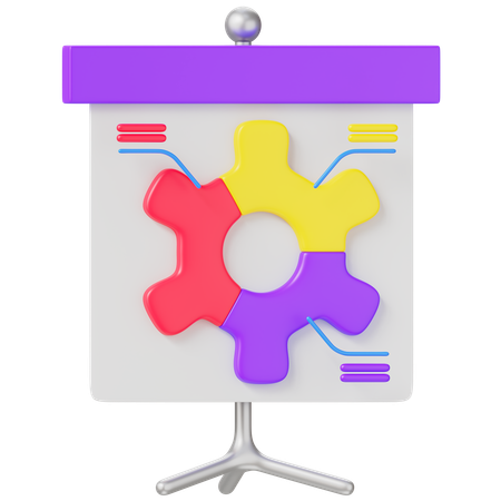 Diagrammdarstellung  3D Icon