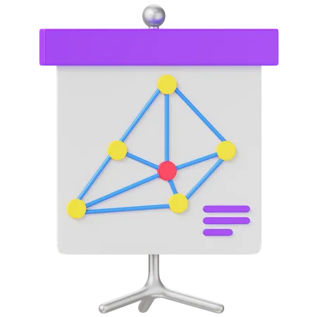 Diagrammdarstellung  3D Icon