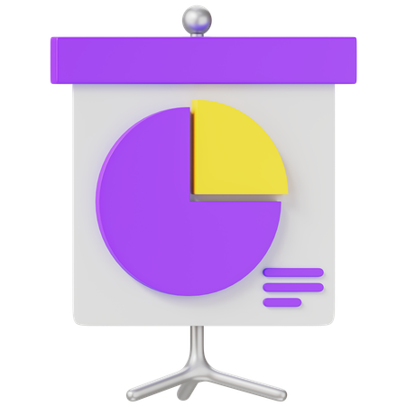 Diagrammdarstellung  3D Icon