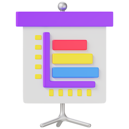 Diagrammdarstellung  3D Icon