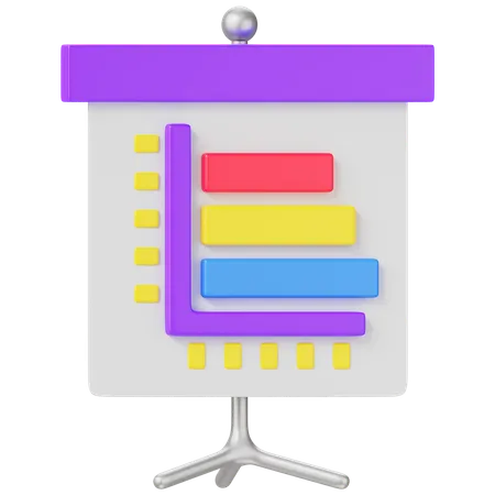 Diagrammdarstellung  3D Icon