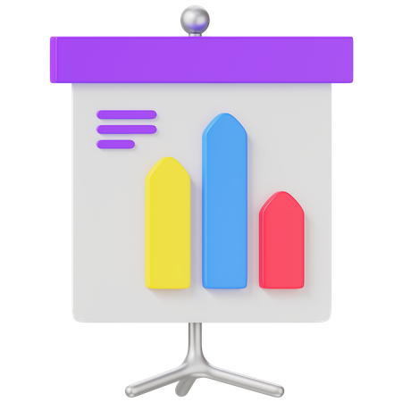 Diagrammdarstellung  3D Icon