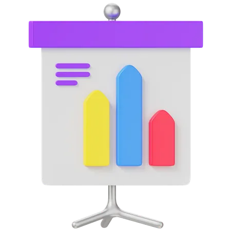 Diagrammdarstellung  3D Icon