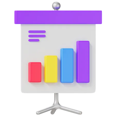 Diagrammdarstellung  3D Icon