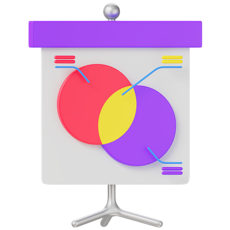 Diagrammdarstellung  3D Icon