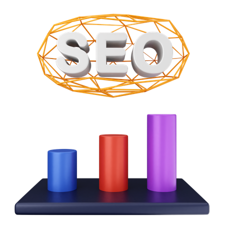 SEO-Diagramm  3D Icon