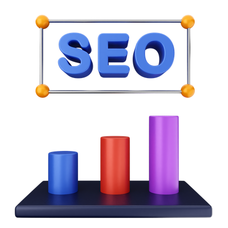 SEO-Diagramm  3D Icon