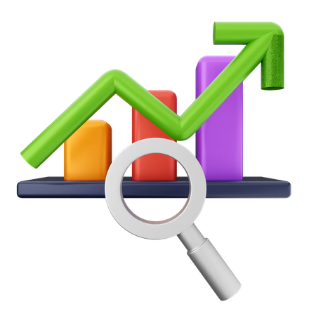 SEO-Diagramm  3D Icon