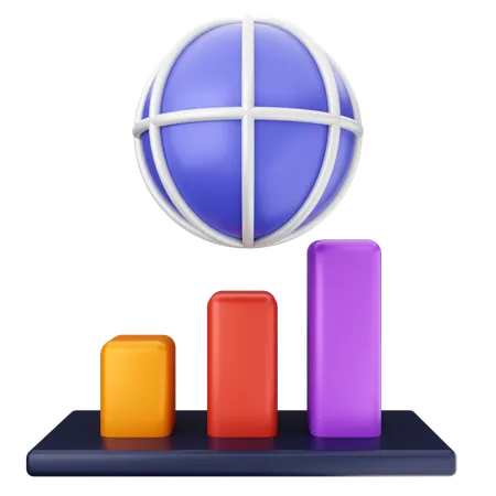 SEO-Diagramm  3D Icon